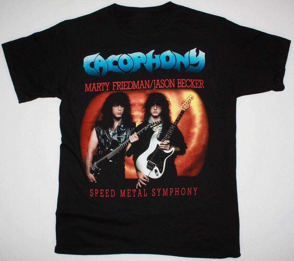 Cacophony SPEED METAL SYMPHONY Short Sleeve black All Size Shirt HE1210 Unisex T-Shirt