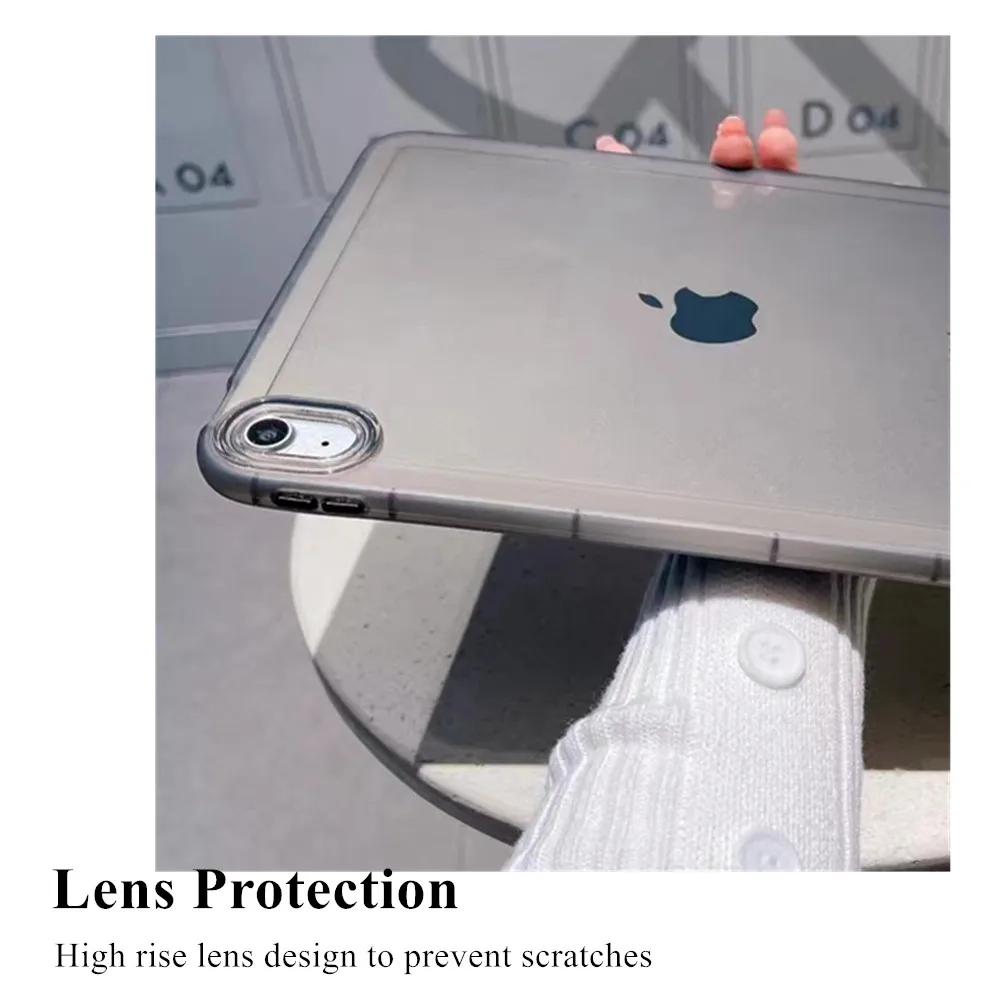 Чехол для iPad Pro 11 Air 5 Mini 6 Air 4 Планшета Прозрачный Чехол для iPad 10-го Поколения 10.9 9-го 8-го 7-го 10.2 12 9 Funda