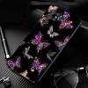 Purple Pink Butterfly Phone Case For Samsung Galaxy S25 S24 S23 S22 S21 Ultra S24 S23 S22 S21 S25 Plus S24 S20 FE