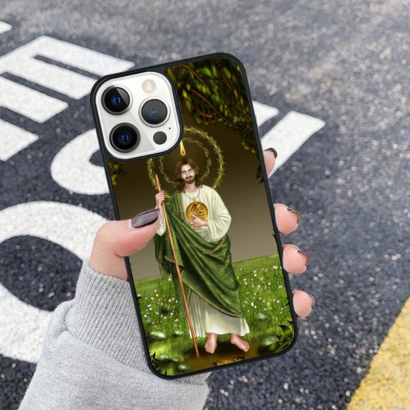 San Judas Colored Design Case For iPhone 17 Air 11 12 13 14 15 16 Pro Max Cover For iPhone 17 Air 13 12 Max Plus 2020