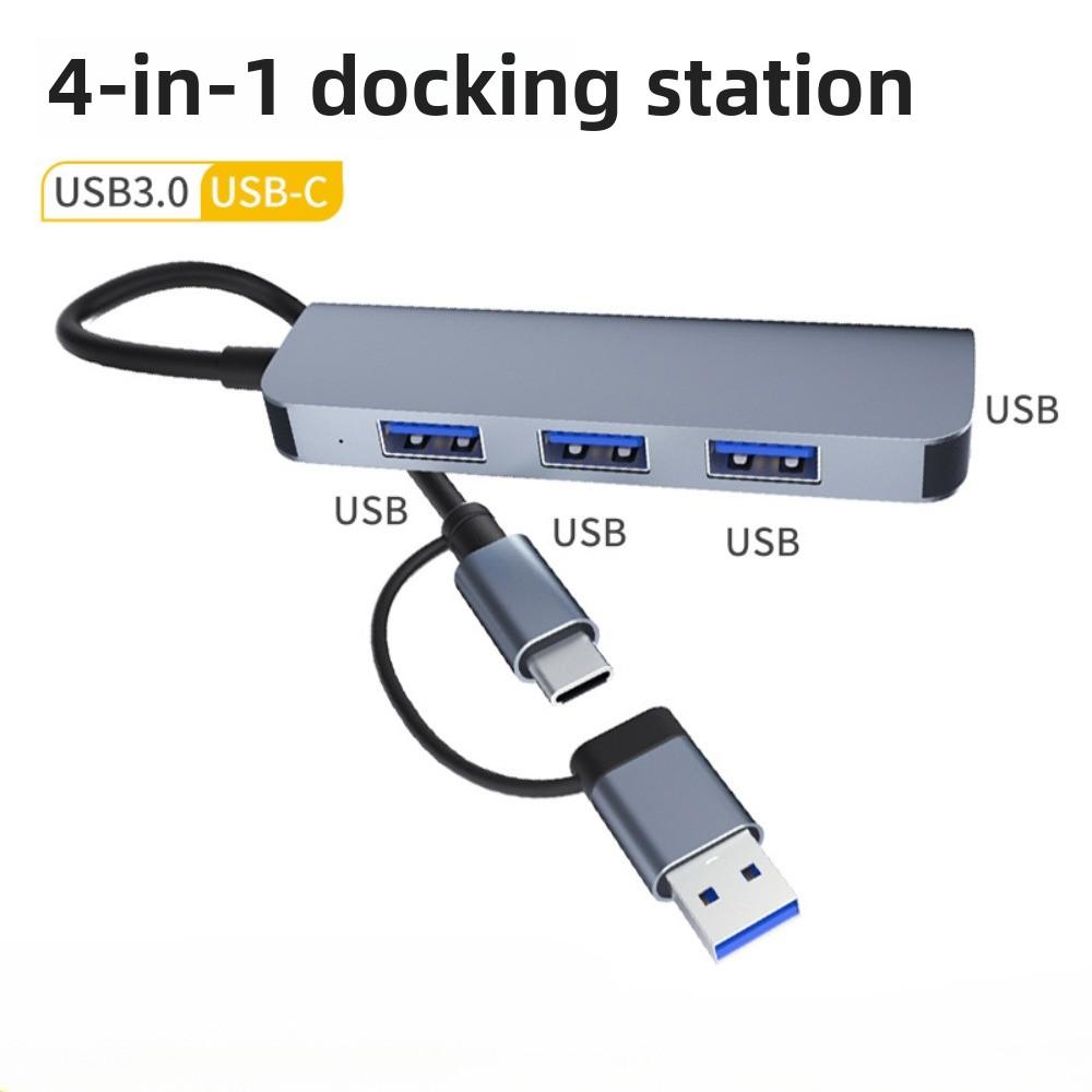 USB C Hub 2 порта USB 3.0 адаптер многофункциональная док-станция для ноутбука телефона планшета синхронизации данных зарядки