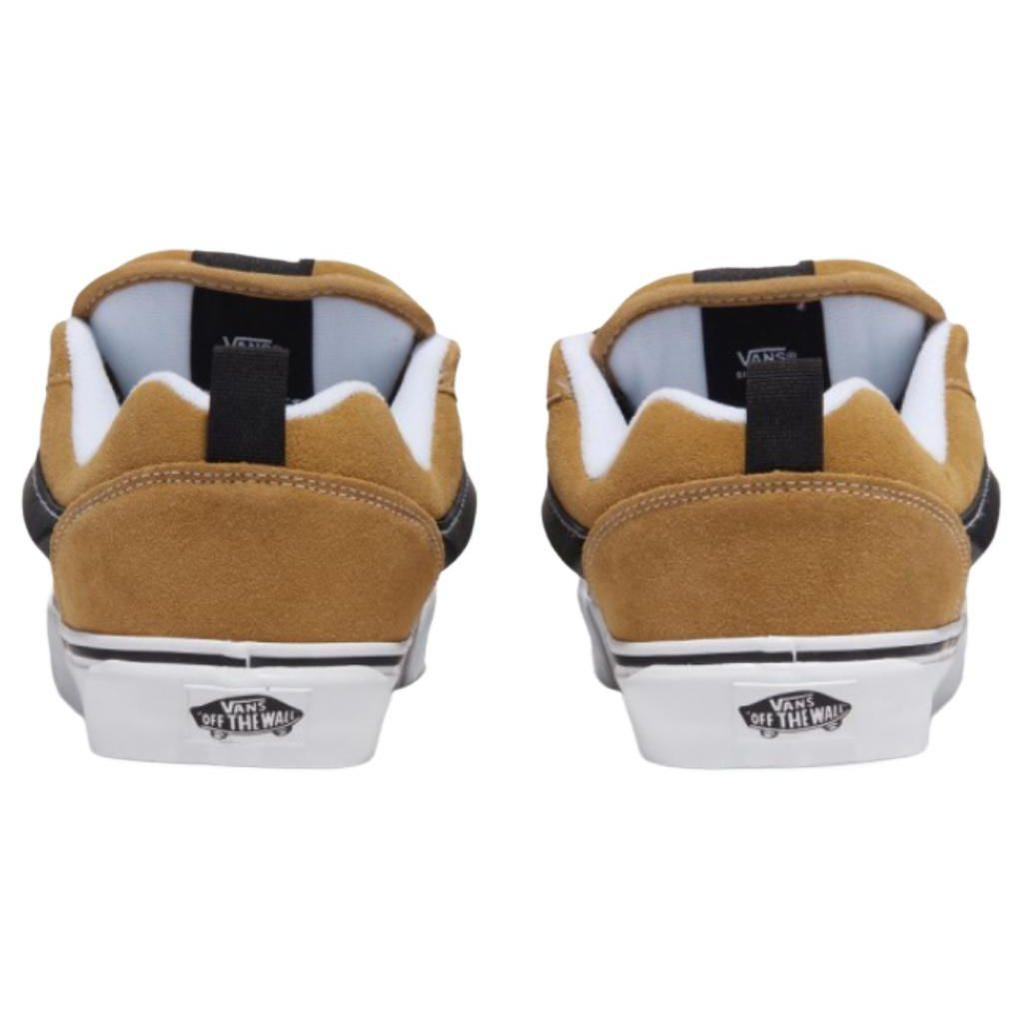 Vans Knu Skool Comfortable Versatile Low-Top Skate Shoes Unisex Sneakers Yellow Black VN0009QC5QJ1