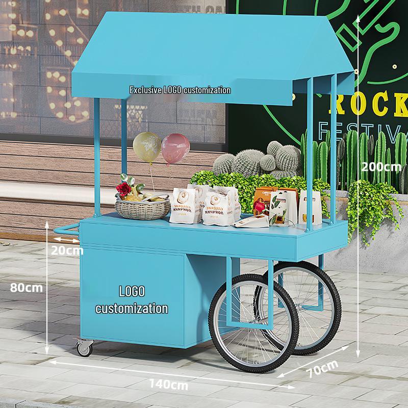 Компактная торговая тележка и промо-стенд для мероприятий и выставок