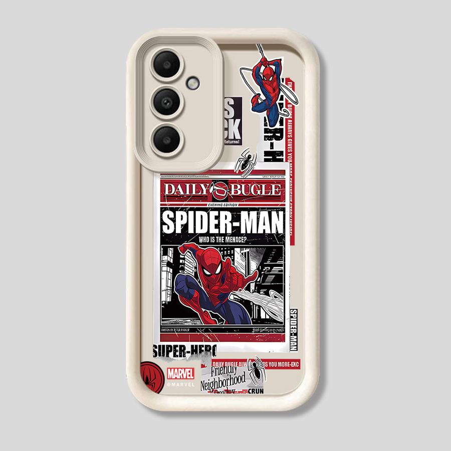 Чехол для телефона Marvel Человек-паук для Samsung Galaxy A06 A72 A71 A52 A53 A15 A35 A73 A54 A25 A51 A55 Мягкий чехол
