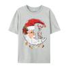 Custom Great Dane Dog Santa Reindeer Christmas Tshirt Black Top Tshirts New Tops T Shirt Cotton Boy Customized