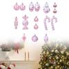 16x Xmas Small Pendants Christmas Balls Wedding Decoration Decor Winter Festive Hanging