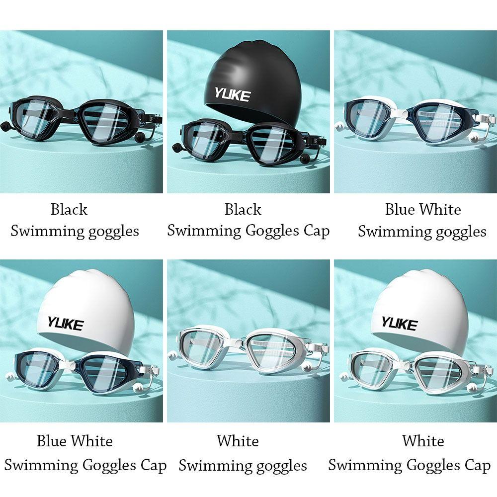 Big Frame Swim  Eyewear Anti-Fog Swimming Accessories Diving Swimming Goggles  Men Women