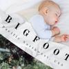 Minimalist Cryptids: Bigfoot Throw Blanket for babies Picnic bed plaid Plush Blankets