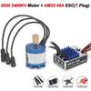 2322 2600KV 2830 2400KV Brushless Motor AM32 45A ESC SM3.0/T Plug for 1/12 RC Car Crawler MN82 MN168 MN78 MN86 MN128 Power Kit