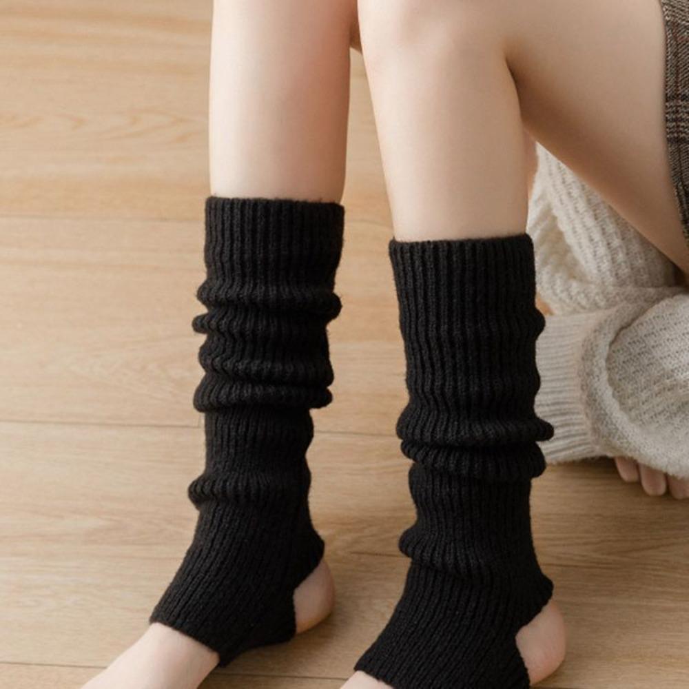 Y2k Winter Leg Warmers Fluffy Goth Accessories Foot Covers New Boot Socks Women
