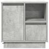 Nightstand 2 pcs Concrete Grey 50 x 34.5 x 50 cm Engineered Wood