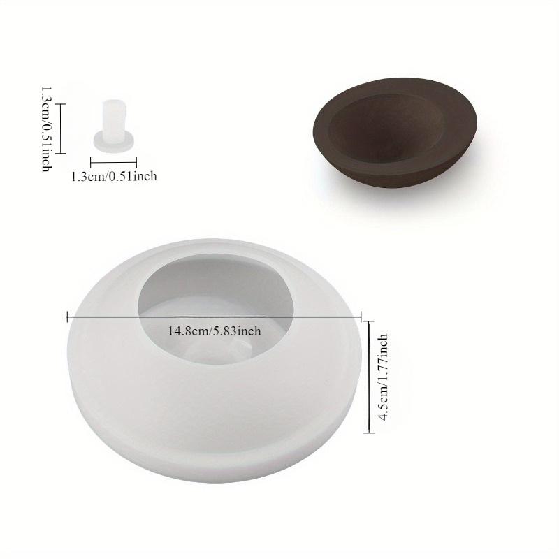 Круглый силиконовый молд для цветочного горшка, форма для суккулентного цветочного горшка, чашка для свечи из яичной скорлупы, банка для хранения, форма для бетонного цементного кашпо своими руками, домашний декор LS