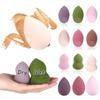 3 Shapes Waterdrop Multi-color Foundation Powder Puff Cosmetic Puff Blending Sponges Makeup Sponge