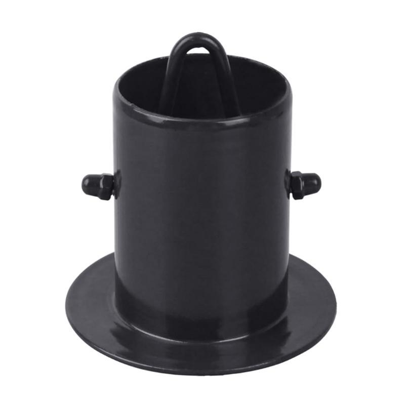 Black Stainless Steel Rain Chain Gutter Adapter Decorative Catcher Cup Suitable for Optimal Rainwater Collection