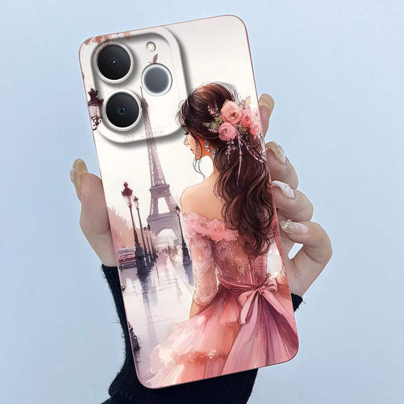 Чехол Для Телефона Realme Note 70 70T Качественный Мягкий Силикон Панда Милые Девочки Задняя Крышка Для Realme Narzo 80 Lite 4G Бампер