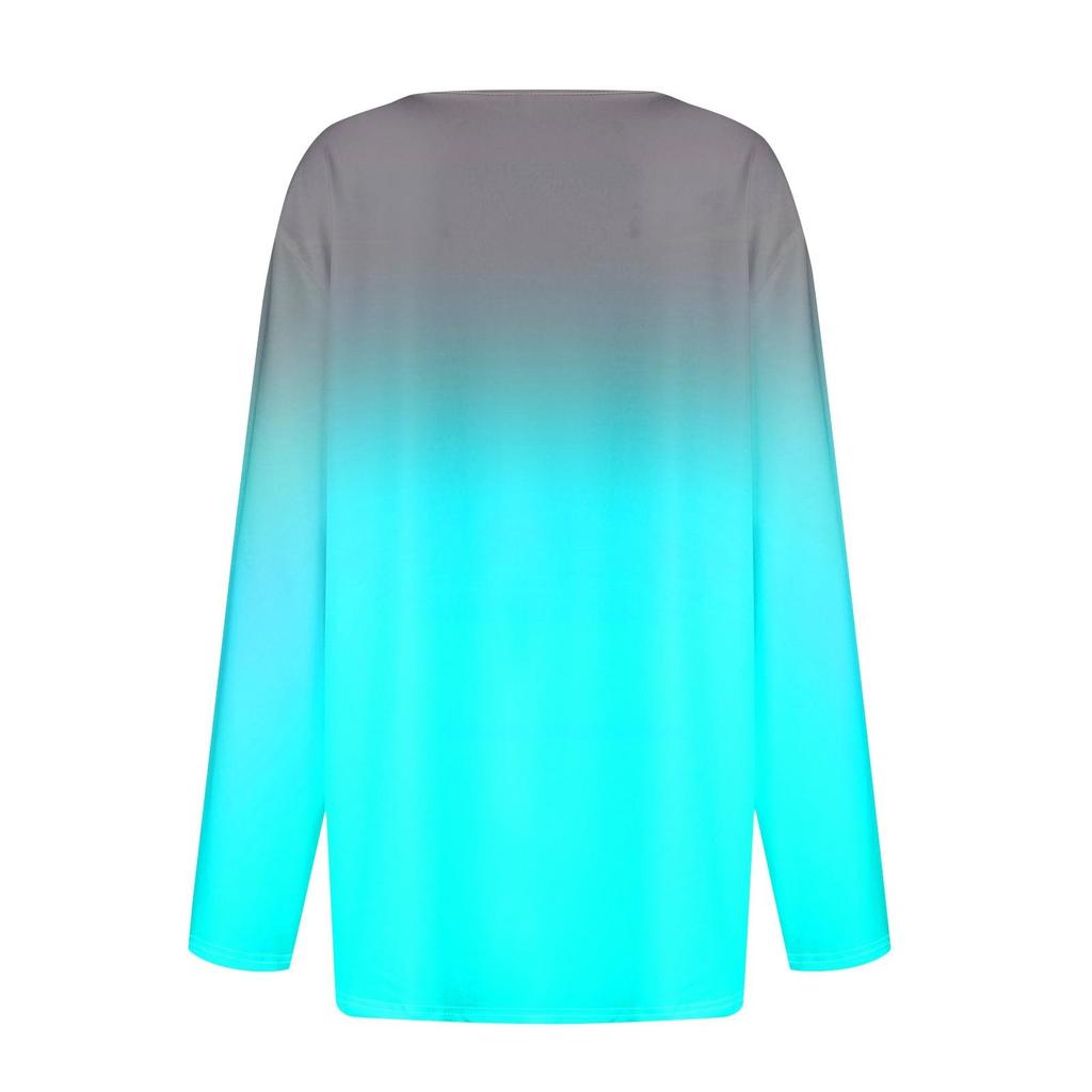 Women's T Shirt Tee Button Long Sleeve Daily Weekend Fashion Basic V- Neck Regular Top