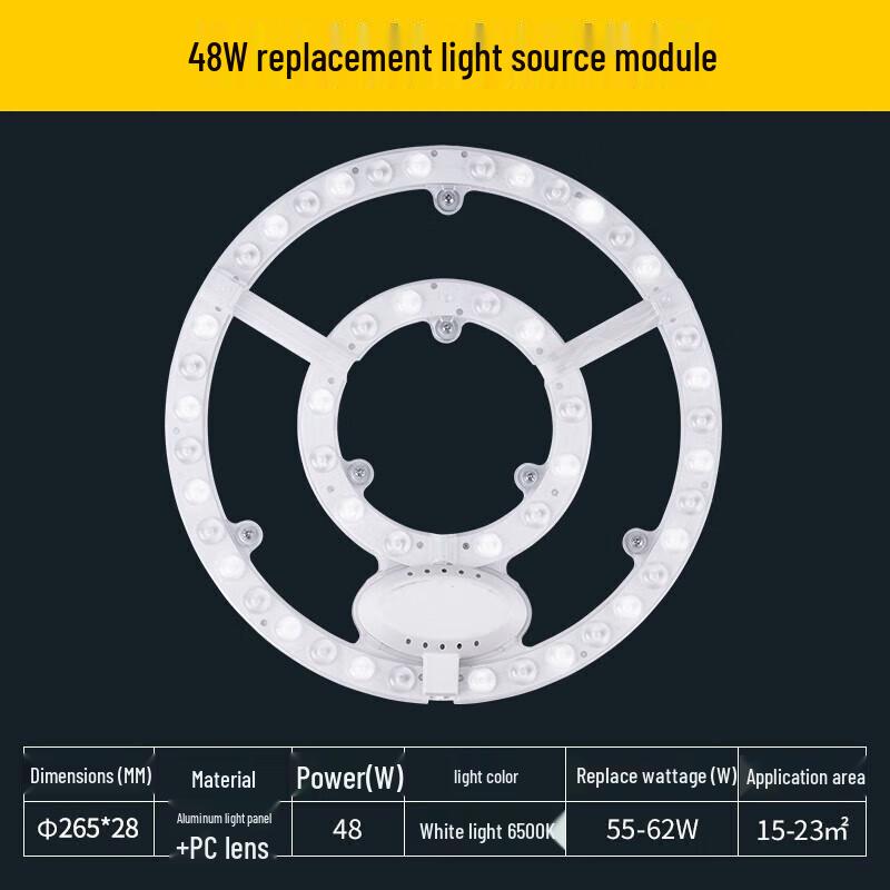 NVC LED Ceiling Light Magnetic Retrofit Module