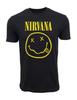 Унисекс Взрослая Повседневная Футболка с Графикой NIRVANA FAUX SMILE