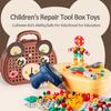 Children's Toolbox Toy With Electric Screwdriver For Creative Building And Repair