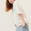 MLB Drop Shoulder Sleeve T-Shirt Unisex Cream 3ATSL4023-50CRS