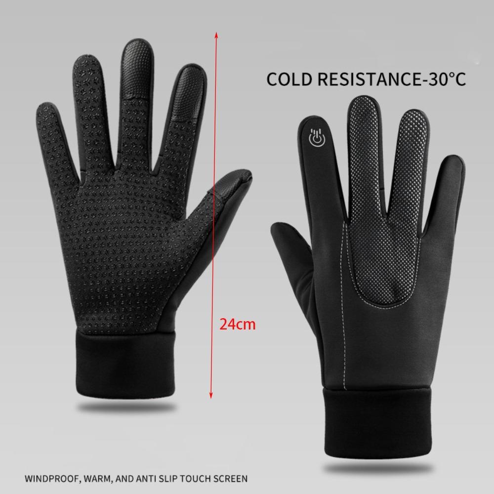 New Touchable Screen Winter Gloves Full Finger Warm Touch Screen Gloves Waterproof Skiing Gloves Outdoor Sports