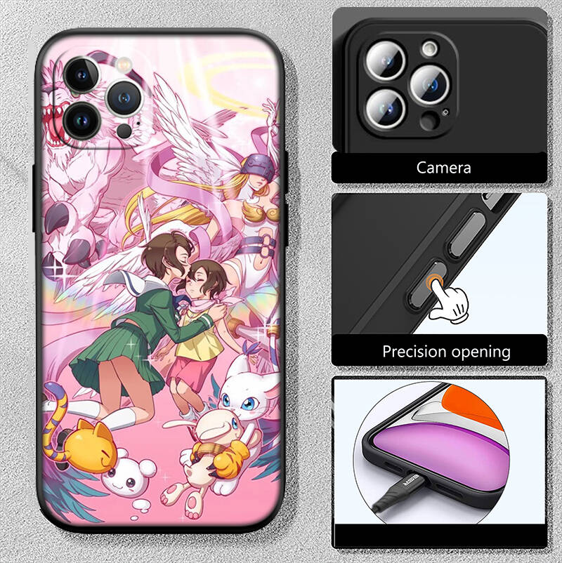 Angel D-Digimons Phone Case for Xiaomi Poco C40 C51 C50 C55 C65 C71 C75 C85 F8 F7 F6 F5 F3 F2 X7 X6 X4 X3 M7 M6 M5 M4 M3 M2 Pro