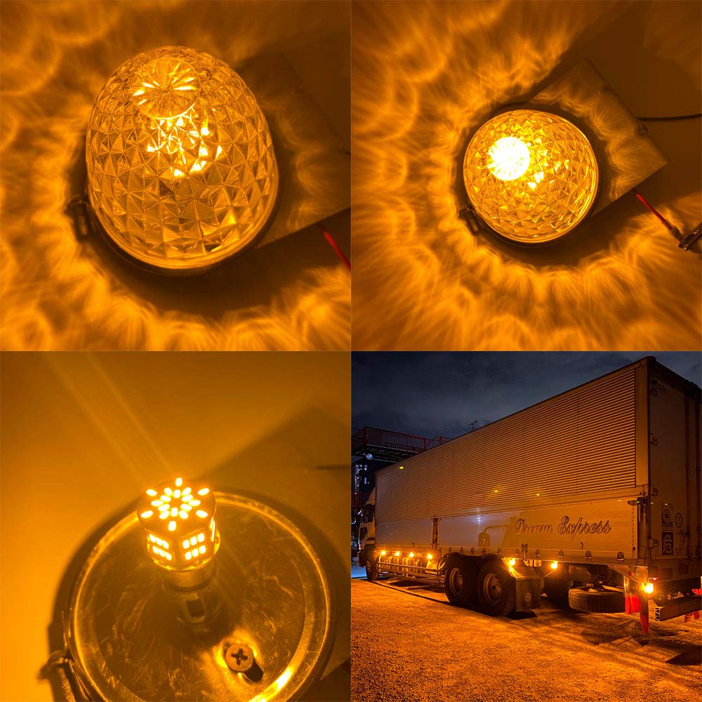 Discover winds Ultra Bright S25 G18 Single 24V Dual Use for Motorcycles, Cars,