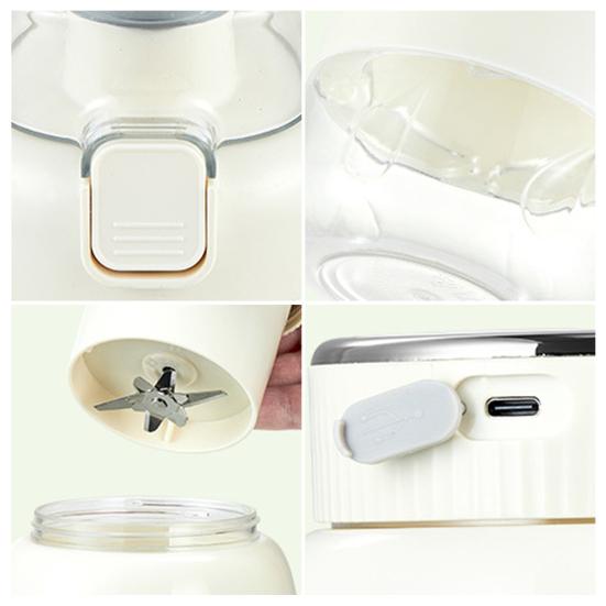 Портативная персональная соковыжималка-блендер большой емкости, не содержит BPA, легко моется, перезаряжаемый дорожный миксер с острыми лезвиями