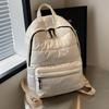 Women's Cotton Padded Shoulder Backpack Casual Backpack Waterproof School Travel Female Fashion Autumn Winter