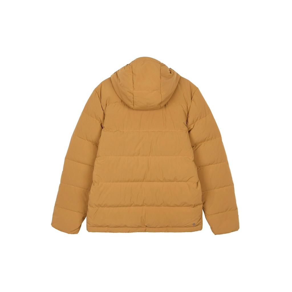 adidas Мужская и женская пуховая куртка с капюшоном и принтом логотипа бренда Оранжевая HG8748