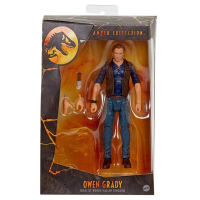 JURASSIC WORLD MATTEL 2020 AMBER COLLECTION 6-дюймовая фигурка ОУЭНА ГРЕЙДИ из фильма Падшее королевство Парк Юрского периода Фигурка динозавра Товары Крис Пратт [Товар]