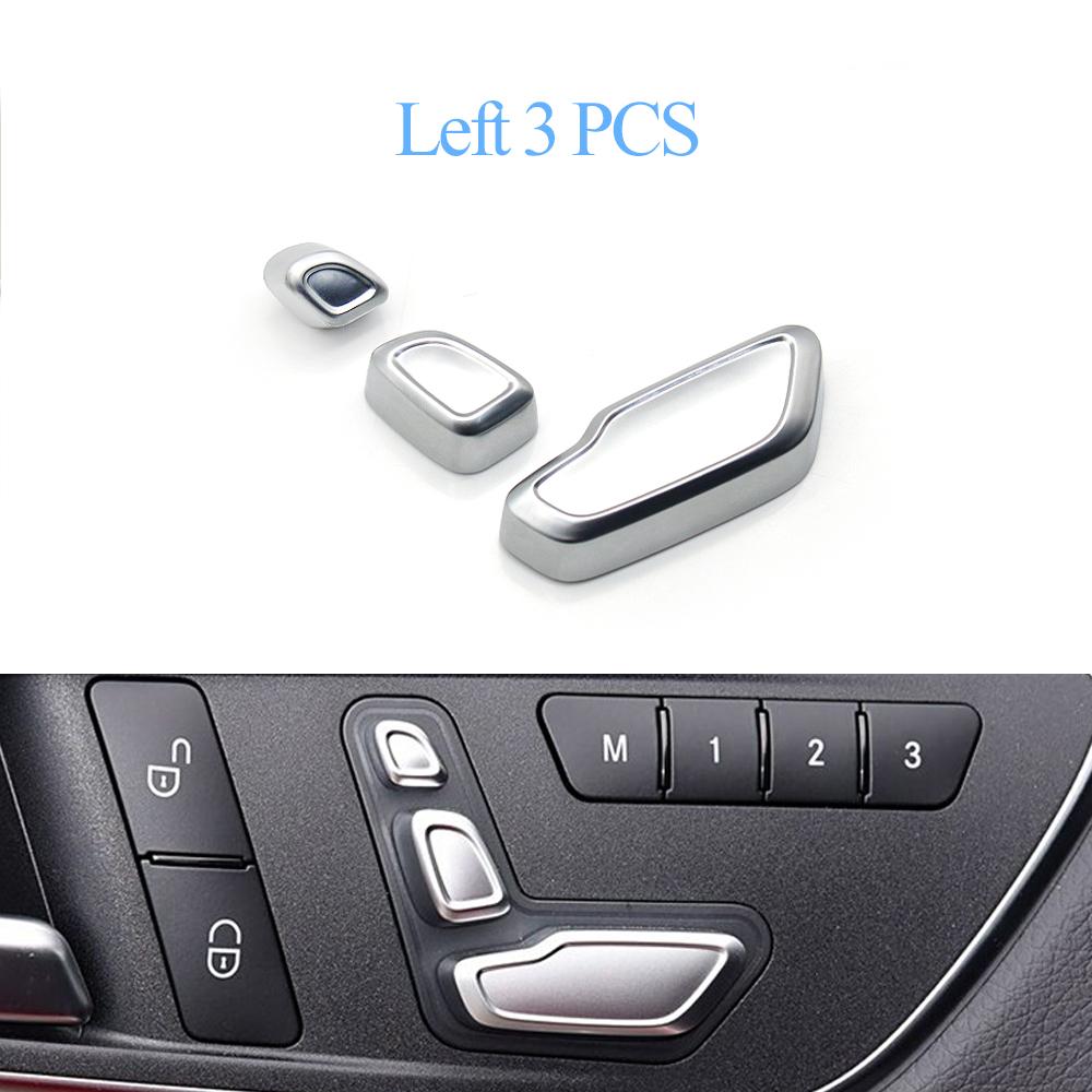 Front Seat Adjustment Headrest Switch Button Cover For Benz A B C E ML GL GLE GLK CLS W204 W212 W207 W166 X204 W218 W172 W246