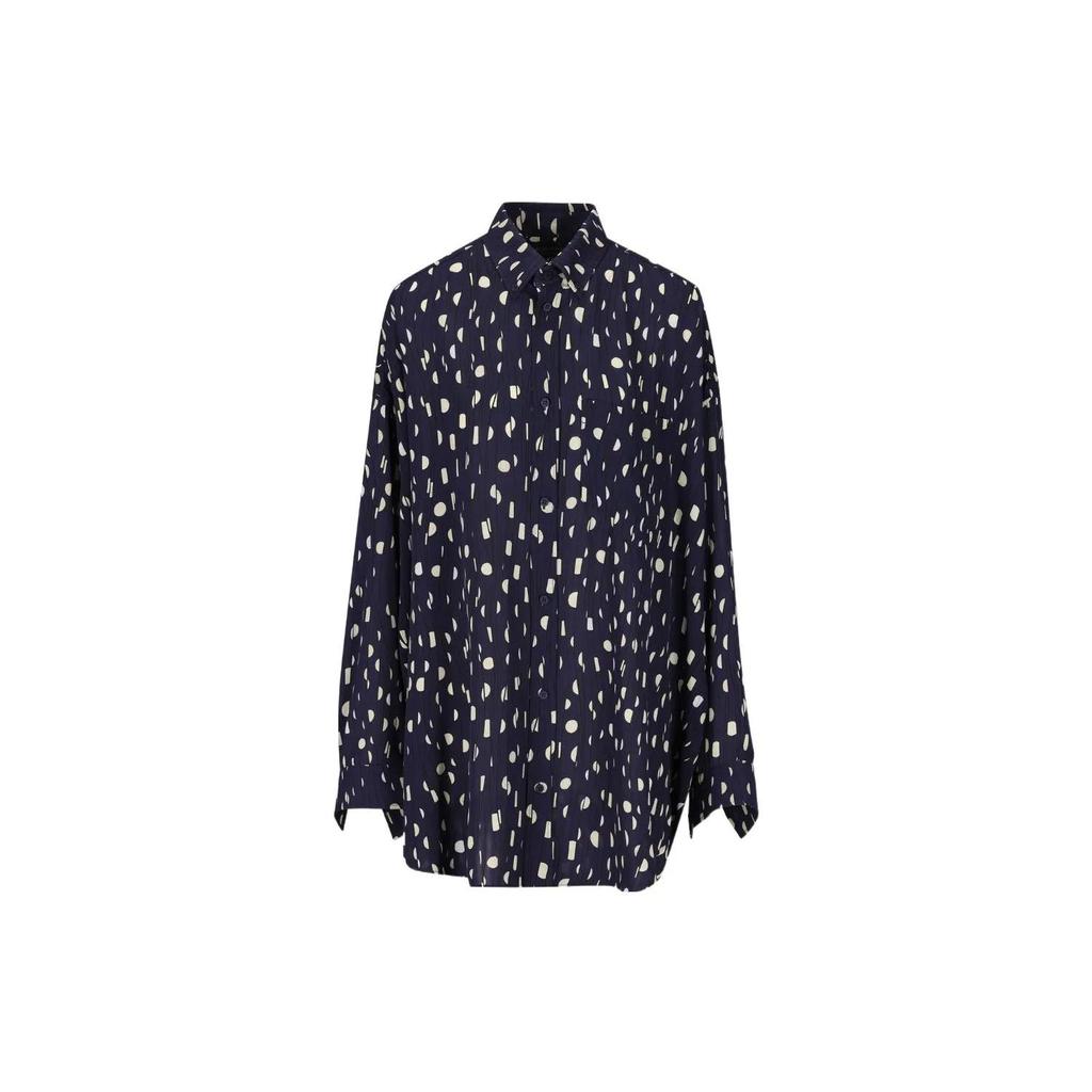 Balenciaga Polka Dot Print Long Sleeved Shirt (Unisex) Shirts 773300TPL678502