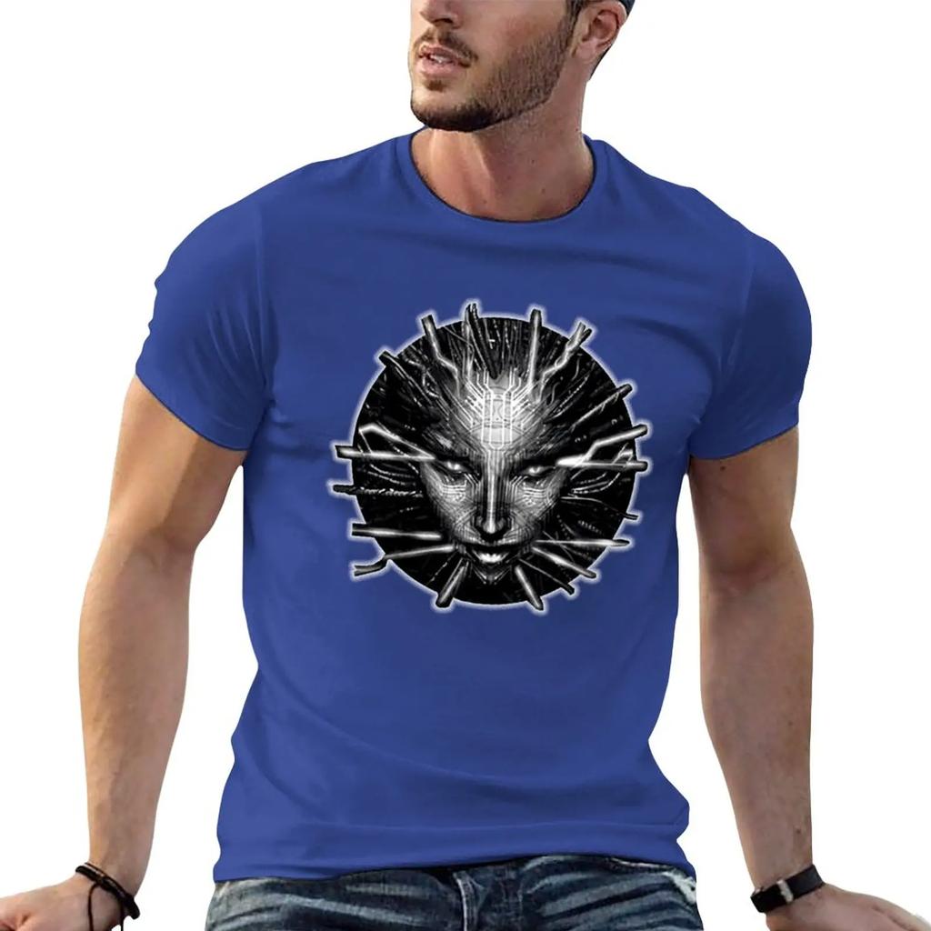 New SHODAN System Shock TShirt shirts graphic tees heavyweights Unisexs tall t shirts