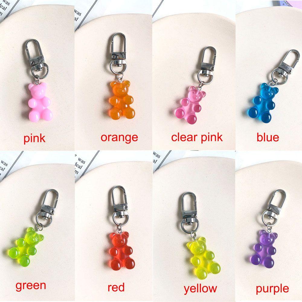 Couple Cute Trinket Earphone Cover Charm Animal Jewelry Fashion Accessories Key Ring Key Chain