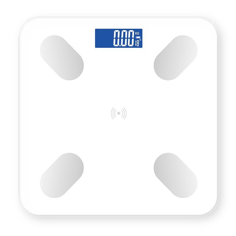 Smart Digital Body Scale, Rechargeable BMI Weight Scale, Electronic Body Fat Scale, LED Display Health Monitor for Home