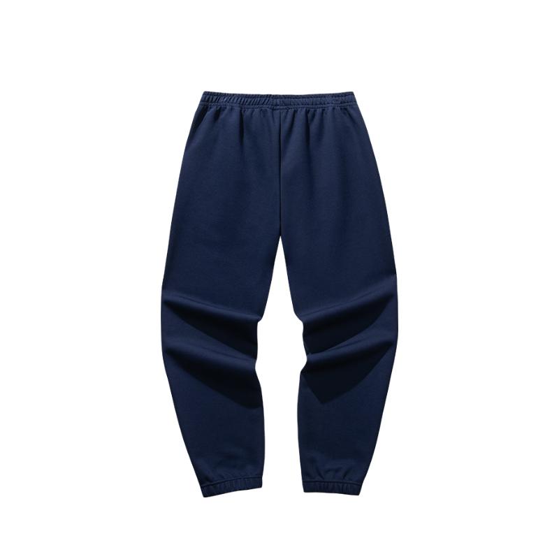 Anta Модные Зауженные Простые Удобные Универсальные Вязаные Спортивные Штаны на Шнуровке Мужские Брюки 952537304-2