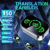 3 в 1 наушники-переводчики с искусственным интеллектом, перевод на 150 языков, наушники Bluetooth 5.3, спортивные гарнитуры с шумоподавлением, деловые наушники