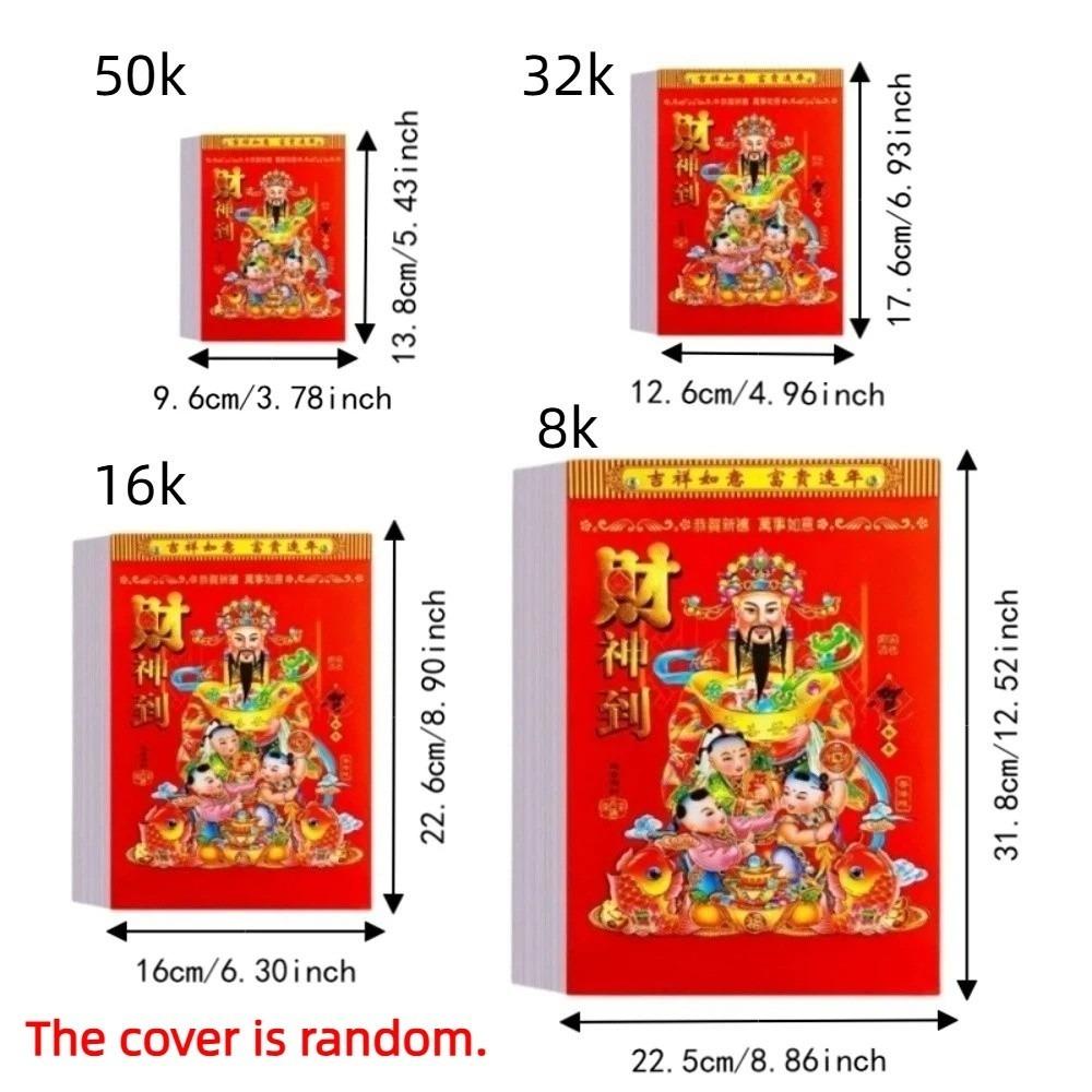 Lucky Tearable Hanging Calendar Feng Shui Year of Goat Calendar Family Office Supplies