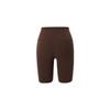 Nike Zenvy Air Series Solid Color Logo Tight Fitness Sports Shorts Women shorts Baroque-Brown DQ6004-237