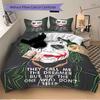 Joker'S Philosophy Print 3Pcs Bedding Setduvet Cover With 2 Bedropillowcase Home Birthday Gift