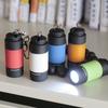 USB Rechargeable Mini LED Keychain Flashlight - Portable, Outdoor, Small, Plastic