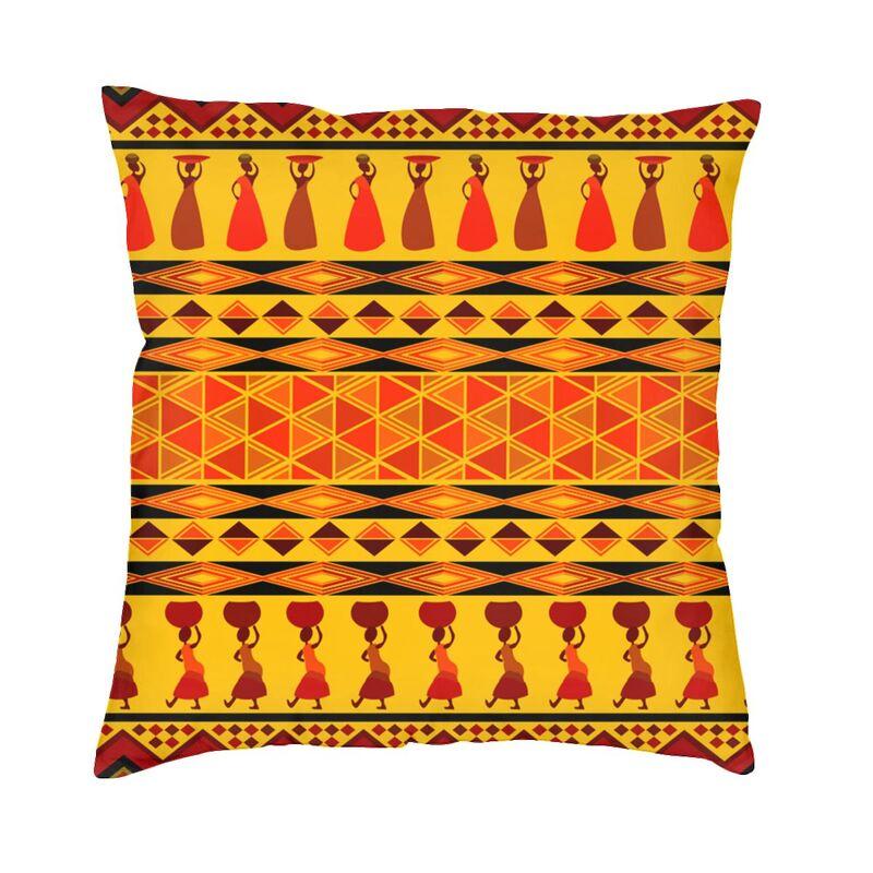African Ethnic Motifs Cushion Cover 40X40 Decoration 3D Printing Africa Art Culture Throw Pillow Case For Living Room Two Side