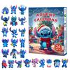 Календарь-адвент Lilo & Stitch, коробка, слепой бокс Lilo Stitch, модель на 24 дня, аниме-фигурка, календарь-обратный отсчет, рождественские подарки