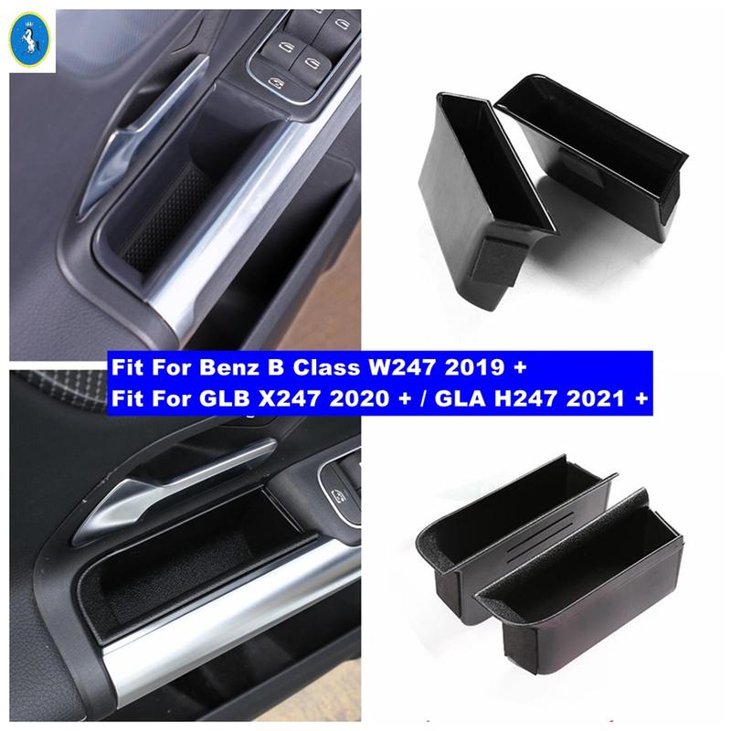 Auto Door Handle Armrest Container Holder Storage Box For Benz B Class W247 / GLB X247 - 2024 / GLA H247 - 2024
