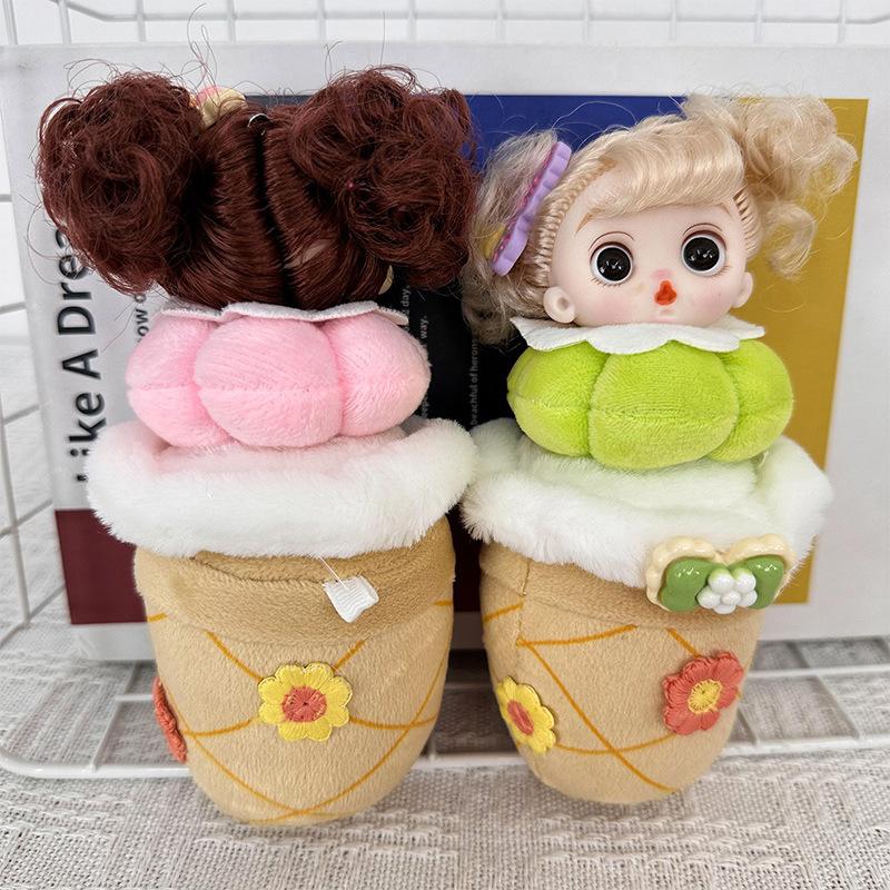 Новый продукт Милая кукла чашка молочного чая принцесса девочка плюшевая кукла кулон имитация лоли подарок на день рождения