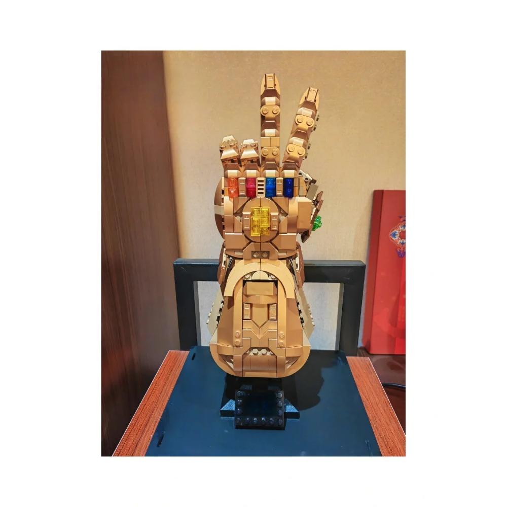 Новый MOC желтые перчатки домашний декор модель строительный блок детский мальчик праздничный подарок;