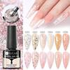 Клей для фототерапии ногтей Color Rock Gold Foil, цветной золотой фольгированный блеск, большой клей для фототерапии Sequin