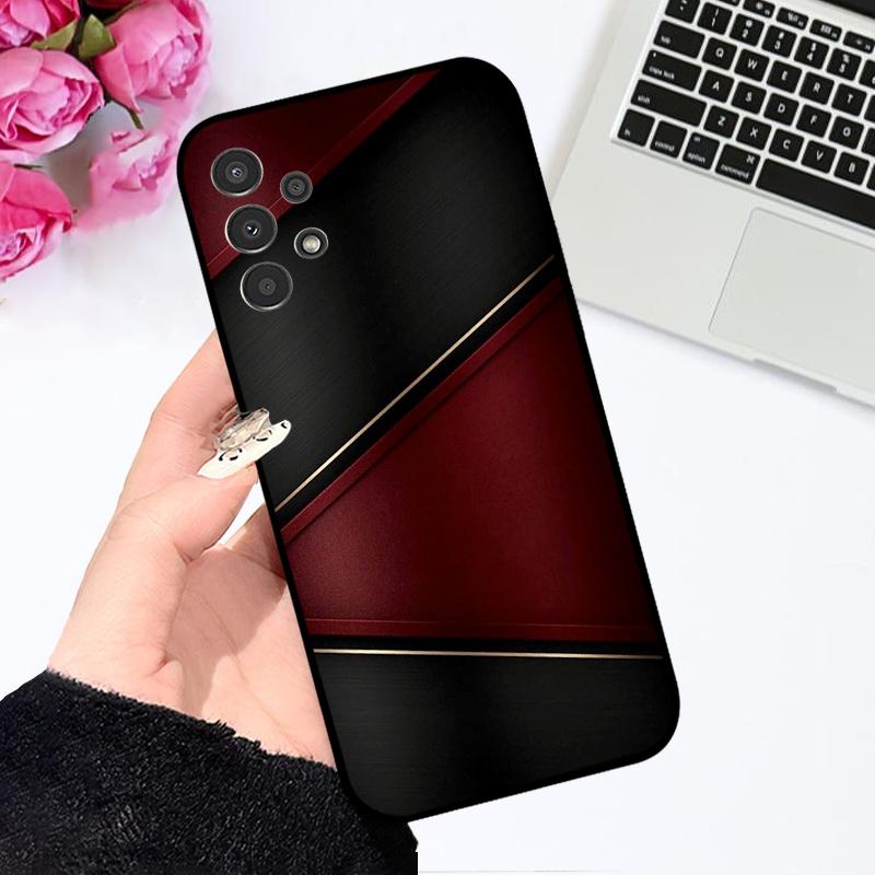 Для Samsung A32 4G 5G Чехол A325 A326 ТПУ Силикон Матовый Мультяшный Задняя Крышка Телефона Для Samsung Galaxy M32 5G SM-M326B Чехол Бампер