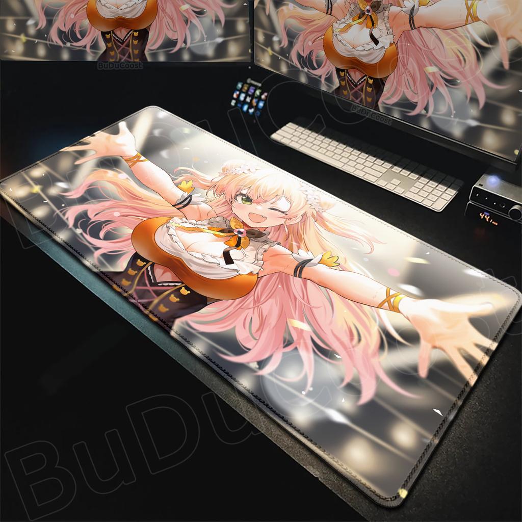 Hololive Kawaii Girl Momosuzu Nene Mousepad Large Laptop Office Rubber Cabinet Desktop Carpet XXL Non-slip Computer Keyboard Mat